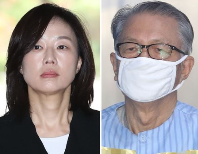 The composite photo, filed Oct. 24, 2017, shows former Culture Minister Cho Yoon-sun (L), and former chief of staff Kim Ki-choon (R) under the previous Park Geun-hye government. (Yonhap)