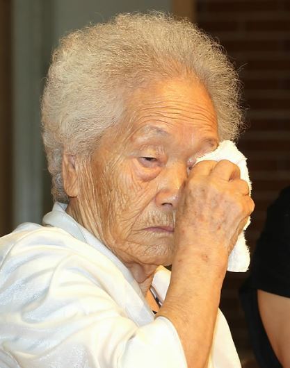 This photo dated Aug. 13, 2011, shows Song Shin-do, a Korean victim of Japan`s wartime sexual slavery. (Yonhap)