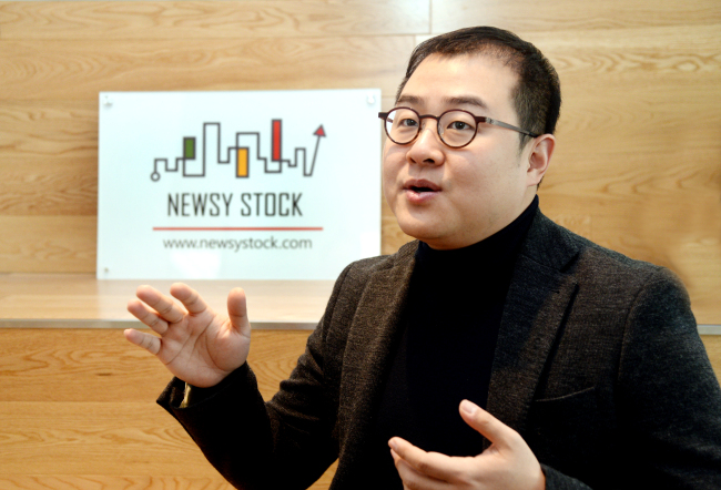 Newsystock co-founder and co-chief executive Ryan Moon (Park Hyun-koo/The Korea Herald)