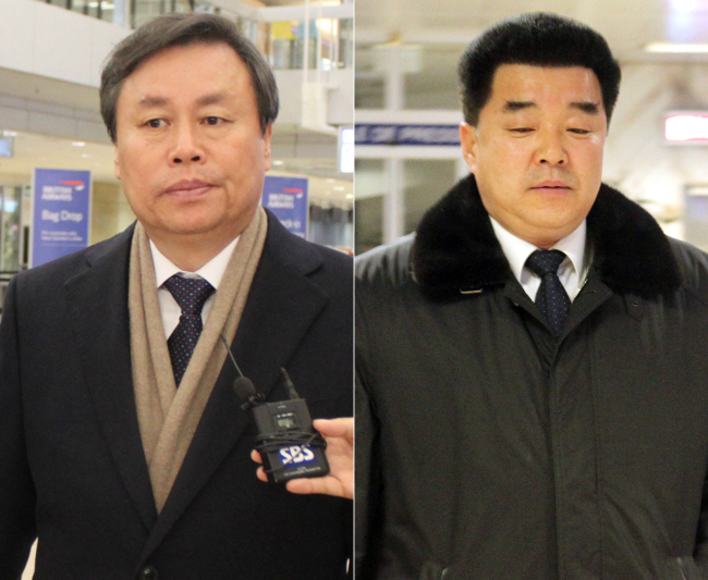 Do Jong-hwan (left) and Kim Il-guk (Yonhap)