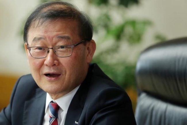 Chung Mong-won, president of the Korea Ice Hockey Association and Halla Corporation (Yonhap)