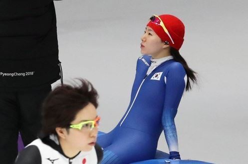 Lee Sang-hwa, considered a medal favorite for the PyeongChang Winter Olympi...