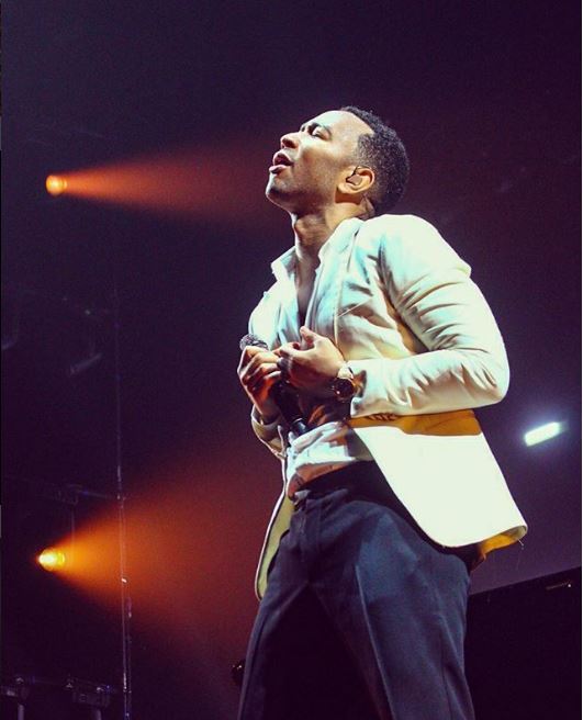 John Legend performs in Cape Town in November, 2017. (John Legend's Instagram)
