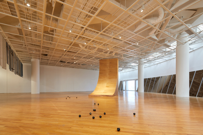 “Untitled (Quarter Pipe)” by Lee Soo-sung /Art Sonje Center