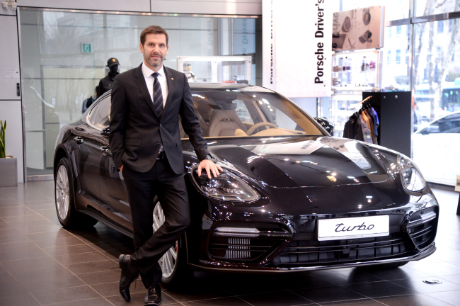Michael Kirsch, managing director of Porsche Korea (Park Hyun-koo/The Korea Herald)