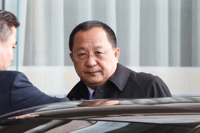 North Korean Foreign Minister Ri Yong-ho (Yonhap)