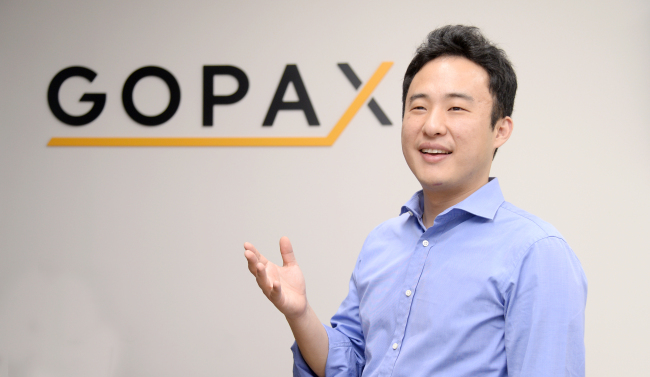 Lee Jun-haeng, CEO of Streami, cryptocurrency exchange Gopax operator (Park Hyun-koo/The Korea Herald)