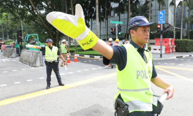 Singapore Police (Yonhap)