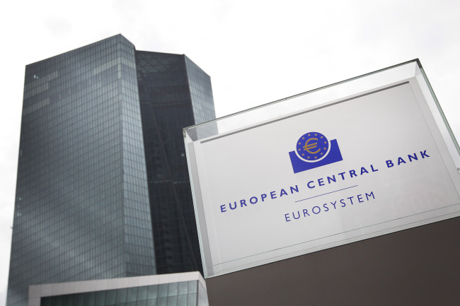The headquarters of the European Central Bank. (AFP-Yonhap)