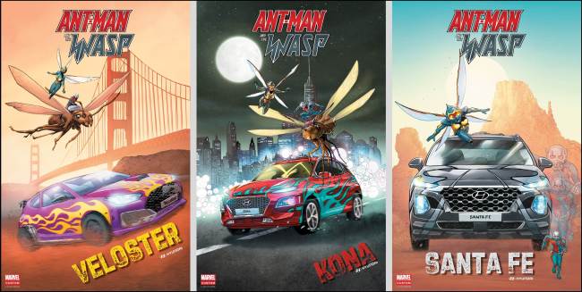 Hyundai Motor and Marvel jointly designed the poster for Ant-Man (Hyundai Motor)