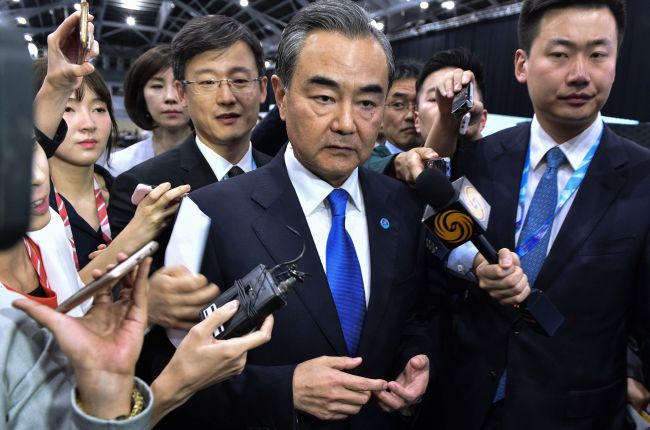 Chinese Foreign Minister Wang Yi (Yonhap)