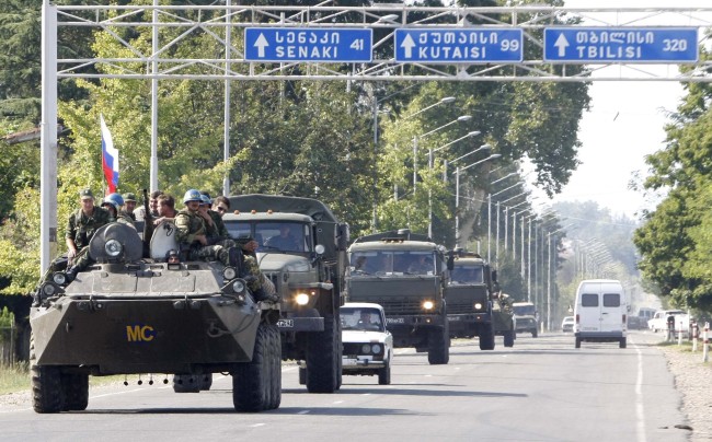 Russian forces during the 2008 Russo-Georgian War in Georgia (Georgian Ministry of Foreign Affairs)