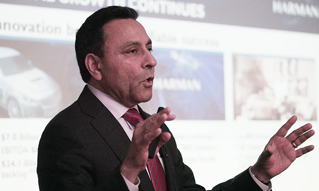 Harman CEO Dinesh Paliwal (Courtesy of Samsung Electronics)