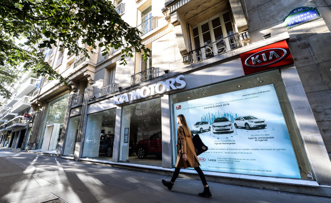 A Kia Motors dealer shop in Paris (Kia Motors)