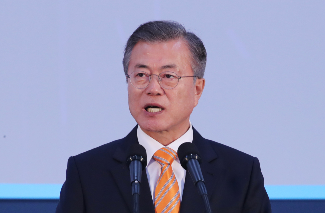 President Moon Jae-in. Yonhap