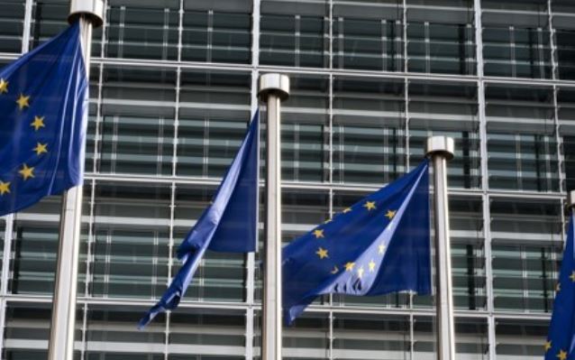 This undated file photo released by German news agency DPA shows the headquarters of the European Union in Brussels. (Yonhap)