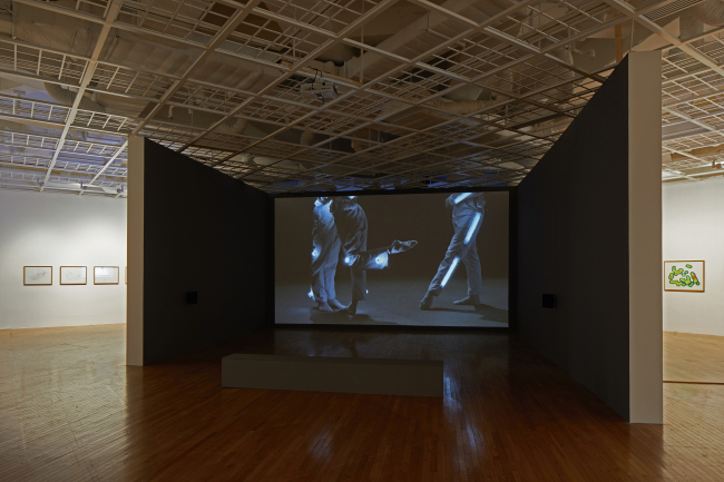 An installation view of Julien Previeux’s first solo exhibition, “Pinch-to-Zoom” /(Art Sonje Center)
