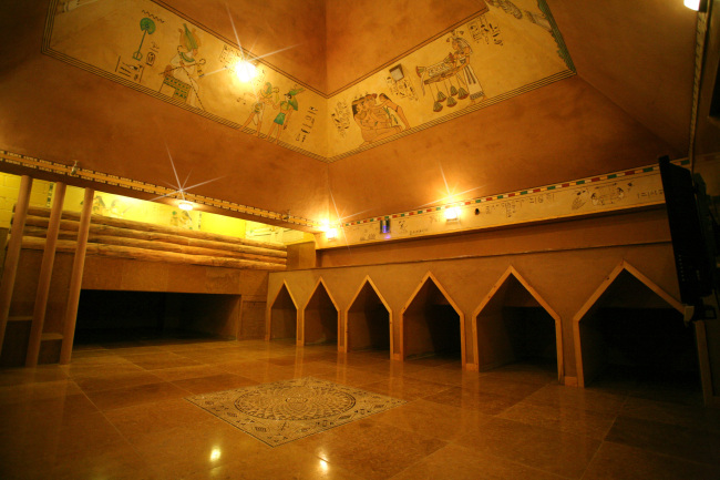 Various sauna rooms of a jjimjilbang (Dragon Hill Spa)