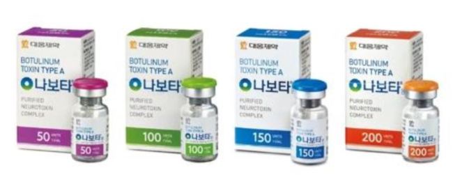 This photo, provided by South Korean drugmaker Daewoong Pharmaceutical Co., on Dec. 20, 2018, shows its BTX product, Nabota. (Yonhap)