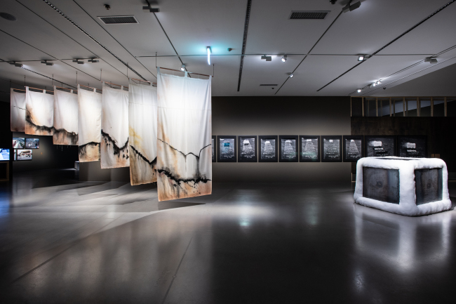 An installation view of Tang Da Wu's 