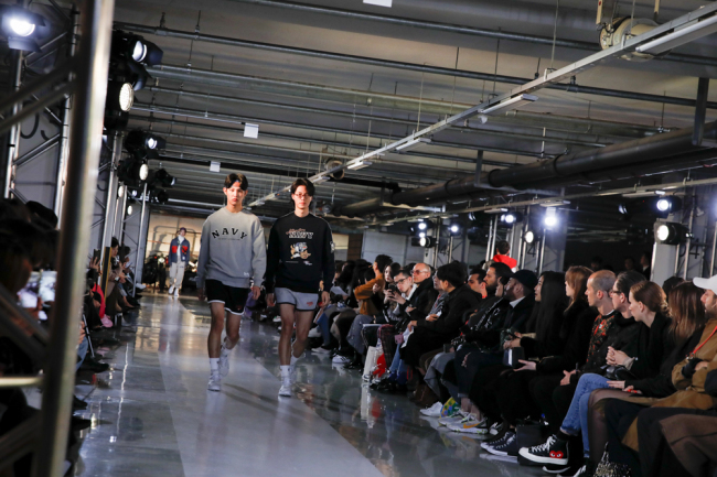 Models present creations from brand Beyond Closet during the 2019 F/W Seoul Fashion Week held at Dongdaemun Design Plaza in central Seoul on Saturday. (Seoul Design Foundation)