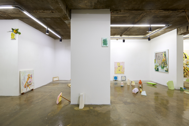 An installation view of painter Park Kyung-ryul’s solo exhibition “On Evenness” at Baik Art in Seoul (Baik Art)