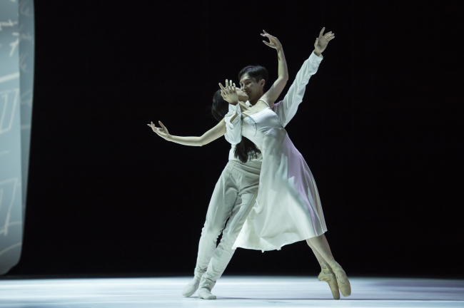Les Ballets de Monte-Carlo’s principal dancer An Jae-yong performs in the Jean-Christophe Maillot production of “Cinderella.” (Alice Blangero)
