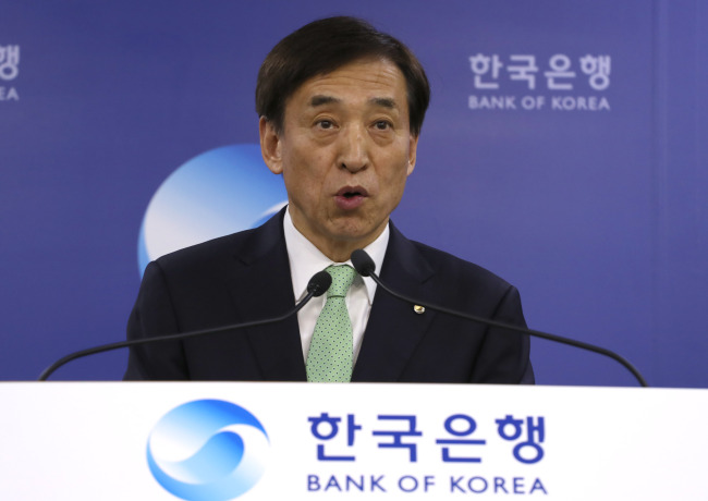 Bank of Korea Gov. Lee Ju-yeol (Yonhap)