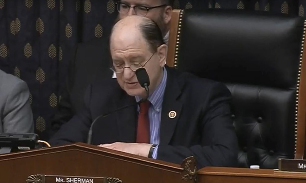 Rep. Brad Sherman (D-CA), chairman of the House Foreign Affairs subcommittee on Asia (Yonhap)