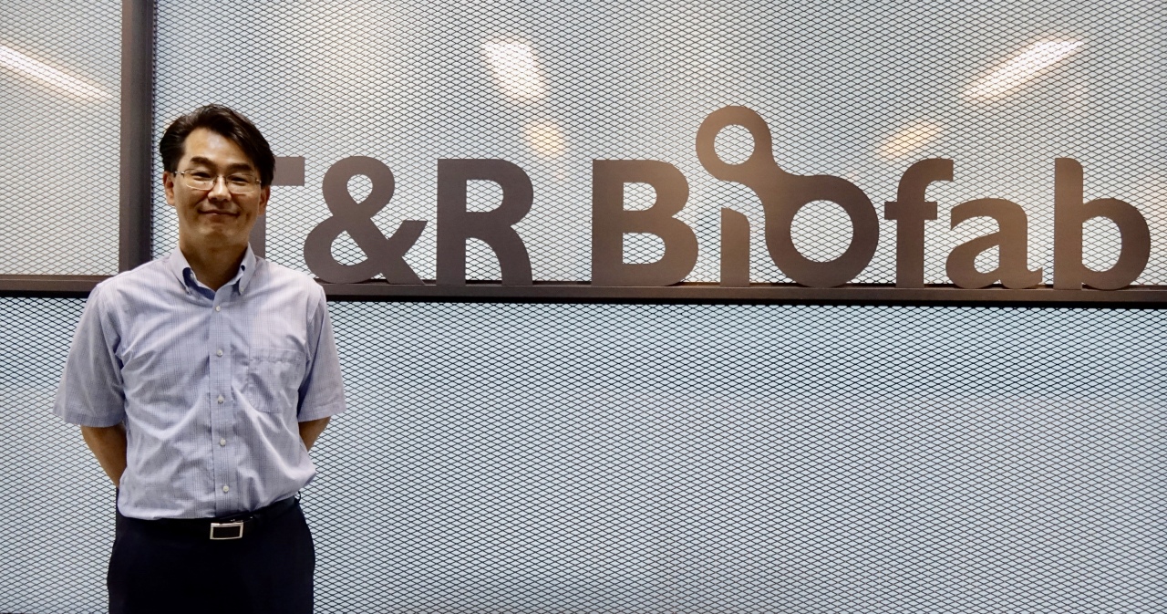 T&R Biofab’s CEO Yun Won-soo (Lim Jeong-yeo/The Korea Herald)