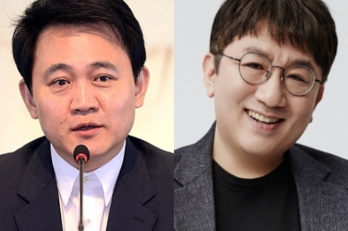 Bang Jun-hyuk (left) and Bang Si-hyuk. (The Korea Herald DB)