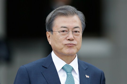President Moon Jae-in (AP)