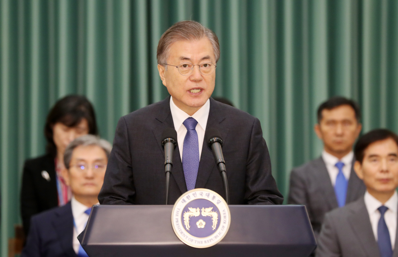 President Moon Jae-in (Yonhap)