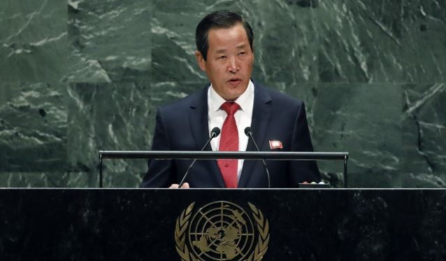 North Korean Ambassador to the United Nations Kim Song (AP-Yonhap)