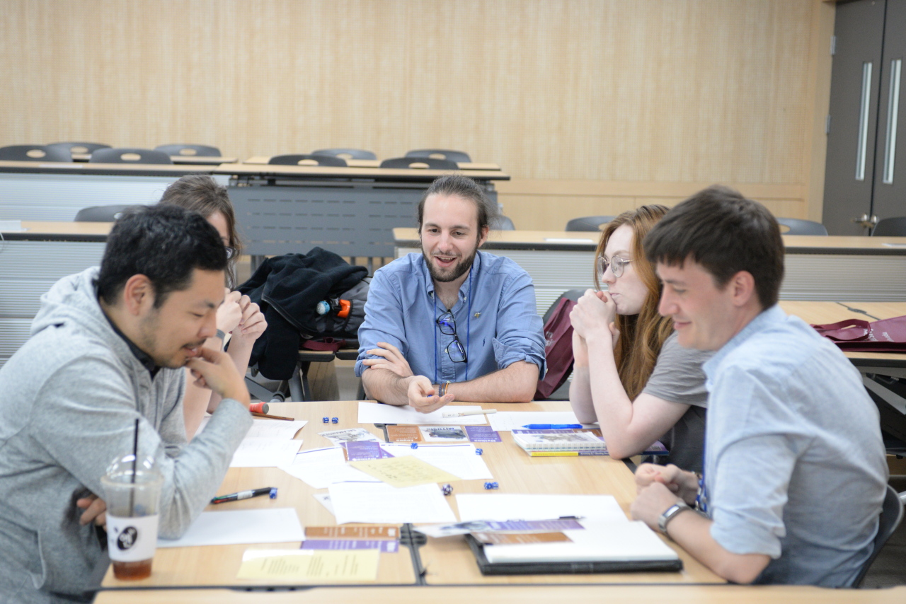 Conference participants hold a discussion during a workshop. (AC Parsons/TESOL)