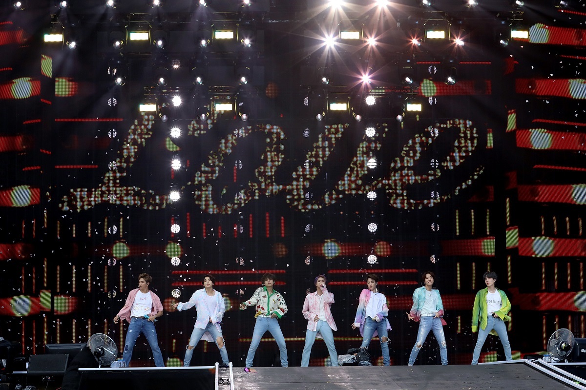 BTS performs at Yanmar Stadium Nagai in Osaka, Japan (Big Hit Entertainment)