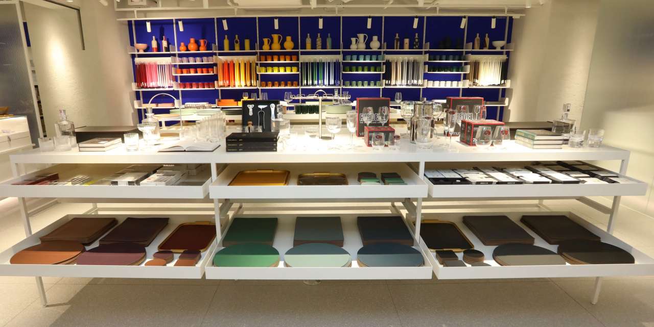 Table and kitchen ware are displayed at the Conran Store opened at Lotte Department Store in Gangnam, southern Seoul (Lotte Shopping)