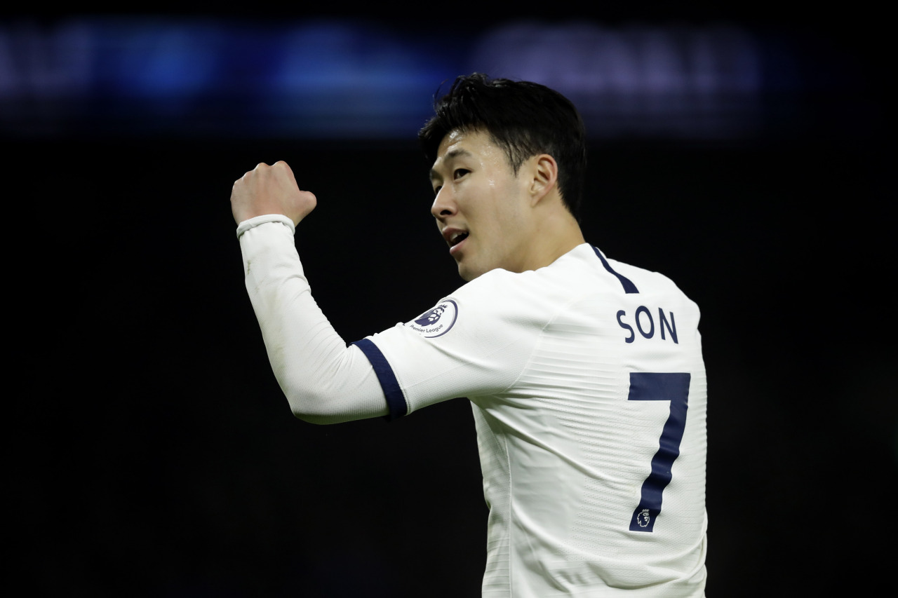 Tottenham Hotspur's Son Heung-min (AP-Yonhap)