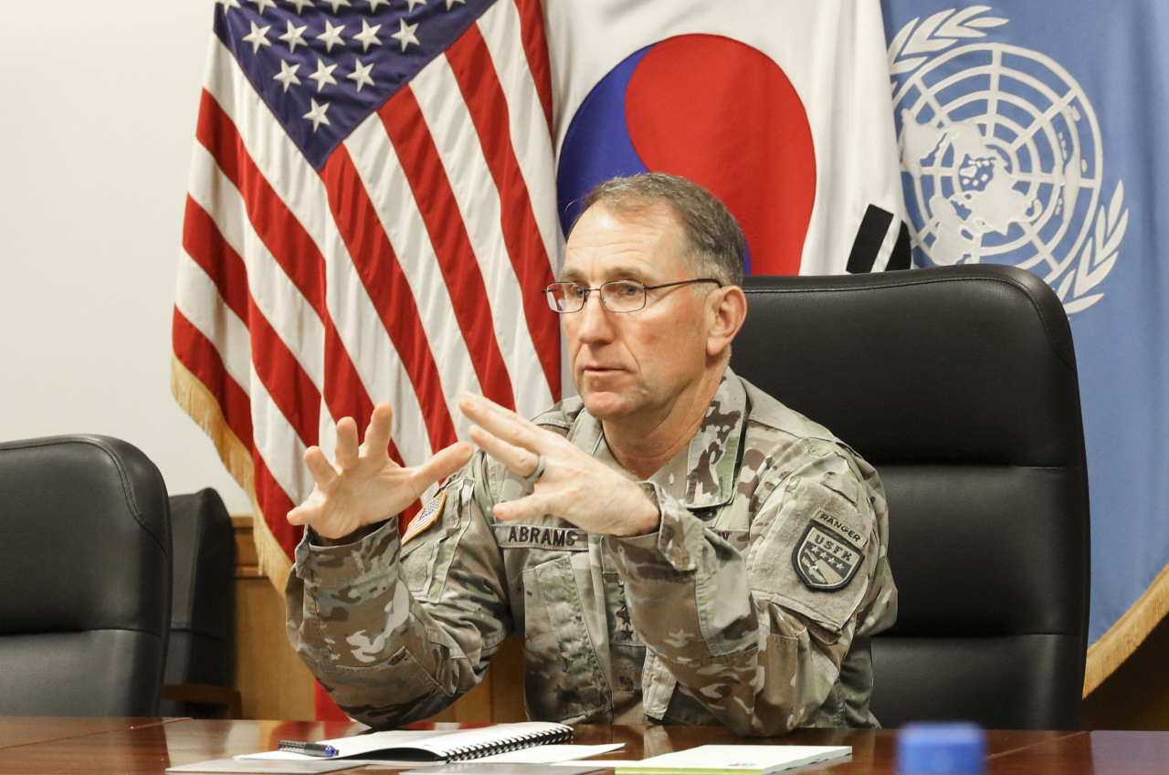Gen. Robert Abrams (USFK-Yonhap)