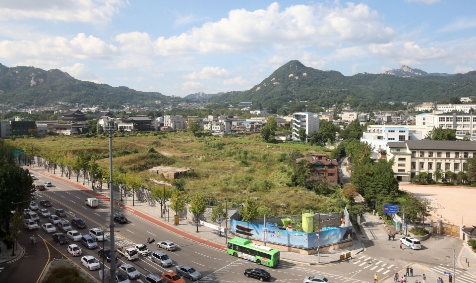 The Korean Air-owned site in Jongno-gu, Seoul (Yonhap)