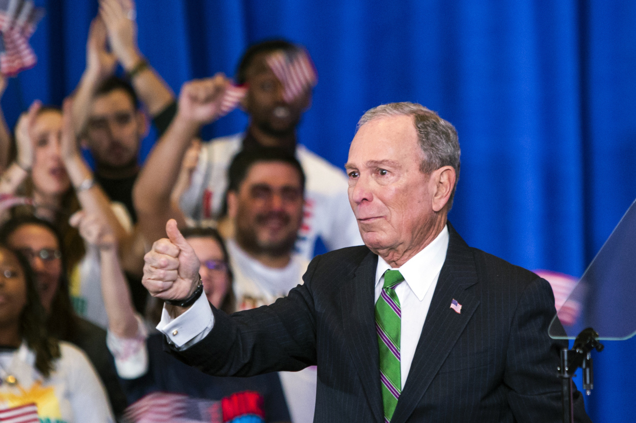 Former Democratic presidential candidate Mike Bloomberg (AP-Yonhap)