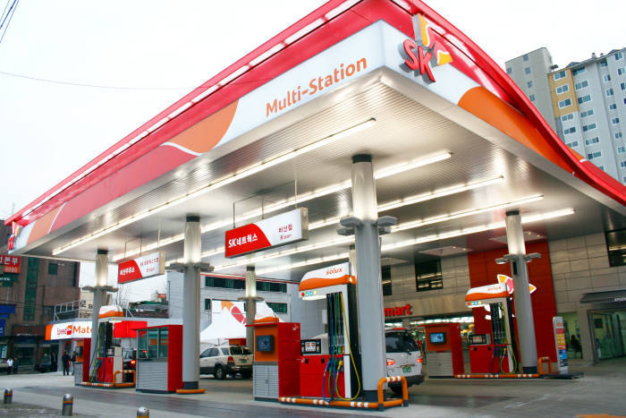 An exterior view of SK Networks' gas station (SK Networks)