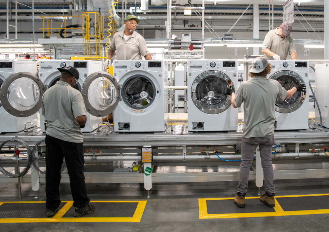 LG Electronics’ new plant for washing machines in Tennessee (LG Electronics)
