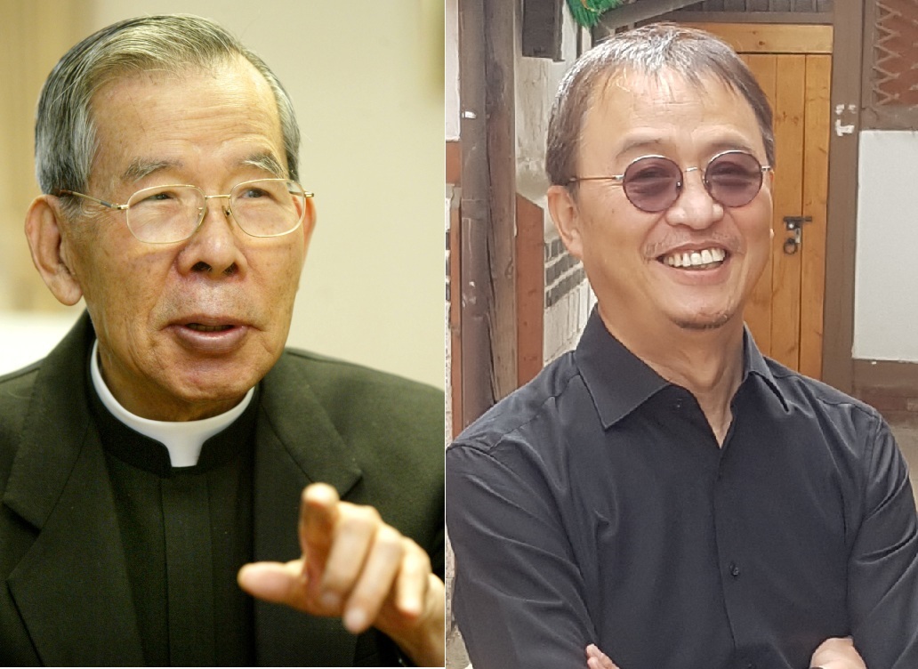 (Left) Late Cardinal Stephen Kim Sou-hwan (KH DB) / Director Choi Jong-tae (Little Big Pictures)