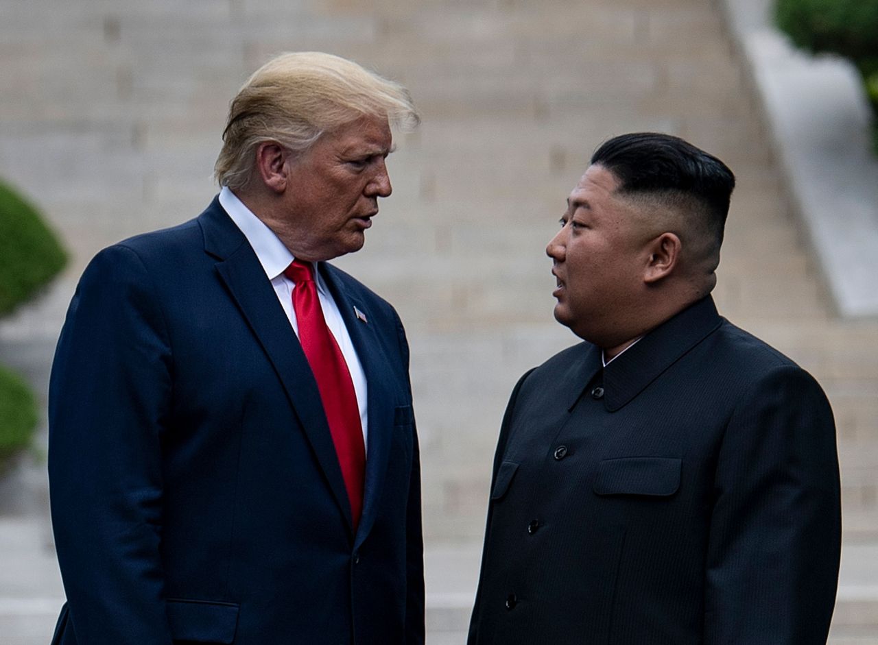 US President Donald Trump and North Korean leader Kim Jong-un (AFP-Yonhap)