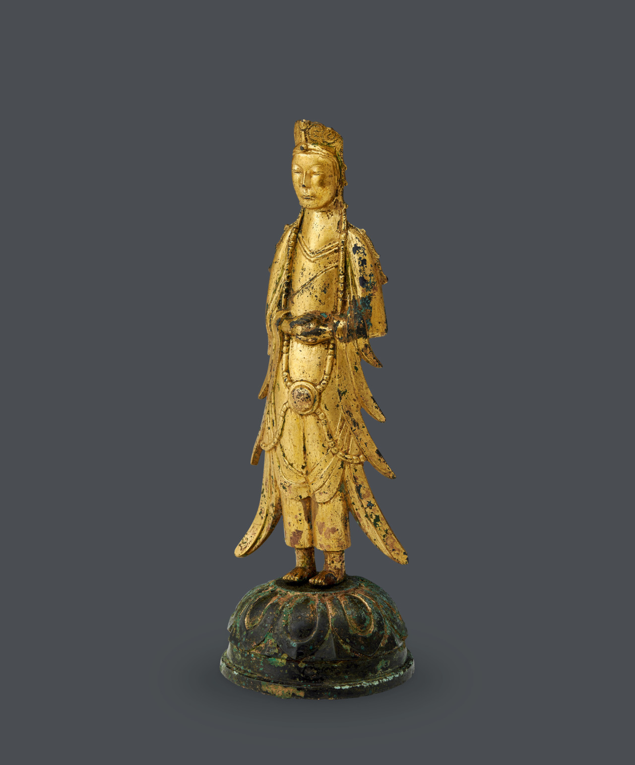 Treasure No. 285, “Gilt-bronze Standing Bodhisattva” (K-Auction)