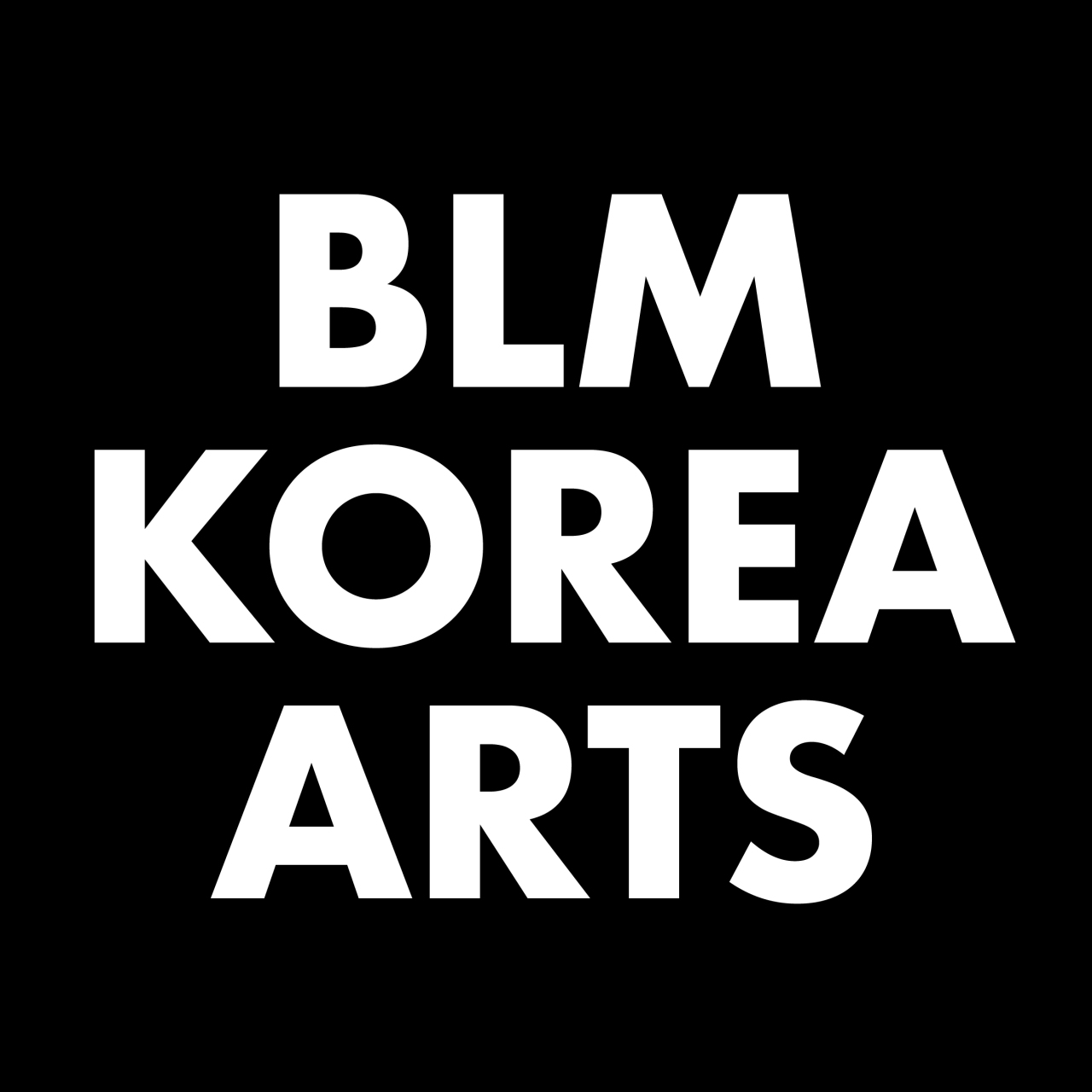 BLMKoreaArts logo (Courtesy of Shin Dok-ho)