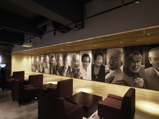 An exhibition about residents of historical industrial sites at the new Industrial Heritage Information Center in Tokyo (Yonhap)