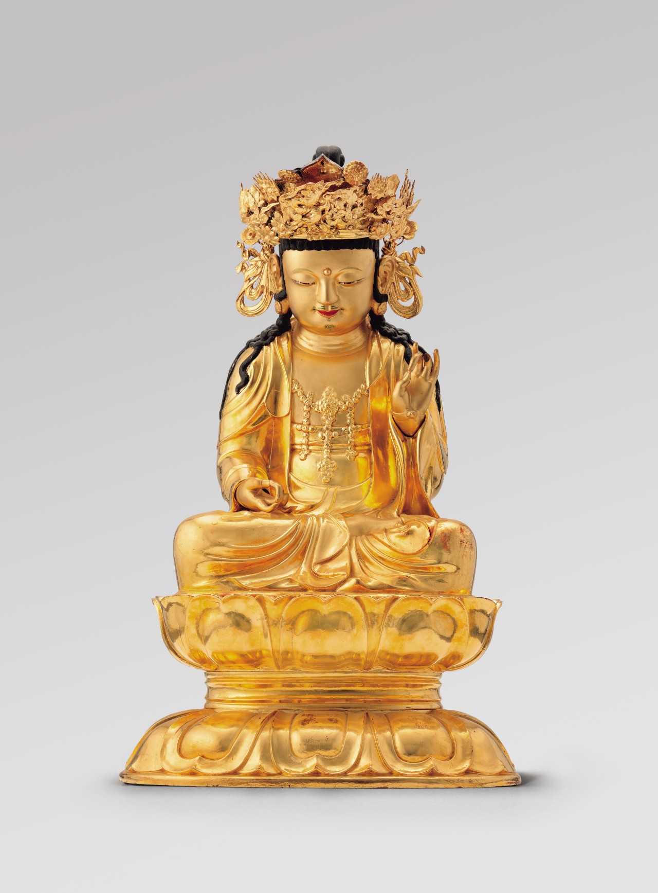 The Wooden Seated Avalokiteshvara Bodhisattva from Buramsa, a temple in Namyangju, Gyeonggi Province (CHA)