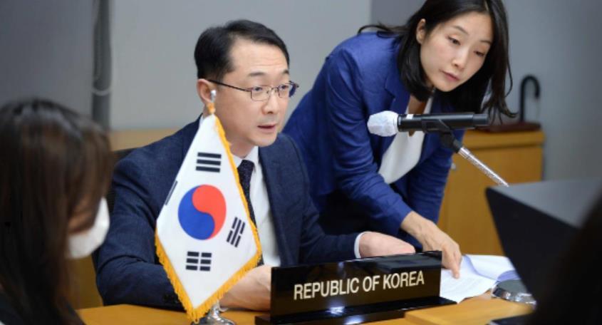 South Korean Deputy Foreign Minister Kim Gunn. Diplomats from Asia-Pacific countries held videoconferences as part of the Senior Officials‘ Meetings of three regional dialogue platforms on July 20 and Tuesday. (Yonhap)